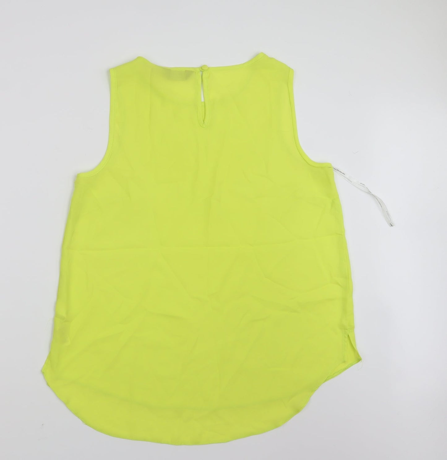 Dorothy Perkins Womens Yellow   Basic Tank Size 14