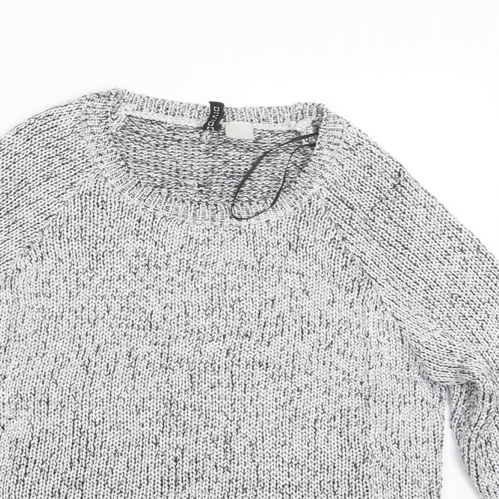 Divided by H&M Womens Silver   Pullover Jumper Size XS