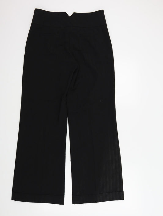 EVIE Womens Black Striped  Trousers  Size 36 in L30 in