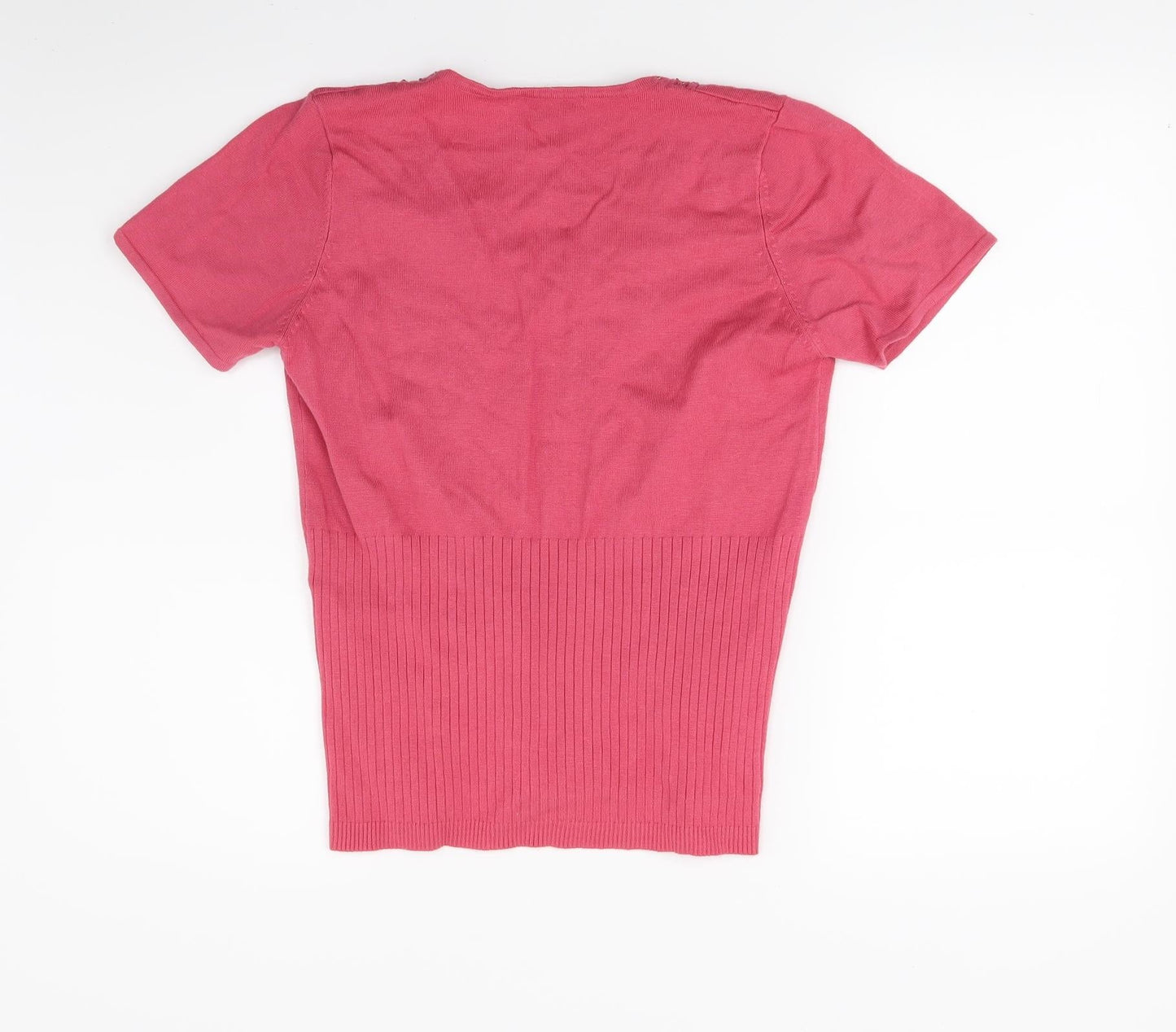 Klass Womens Red  Knit Pullover Jumper Size 12