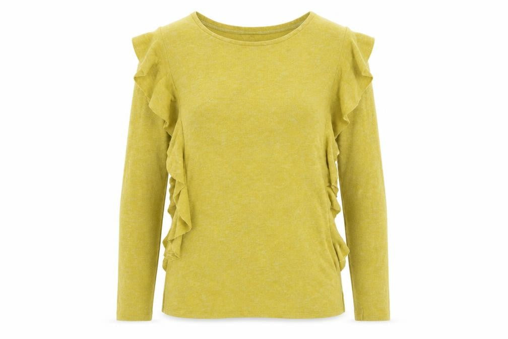 Next Womens Yellow   Tunic Sweatshirt Size 14