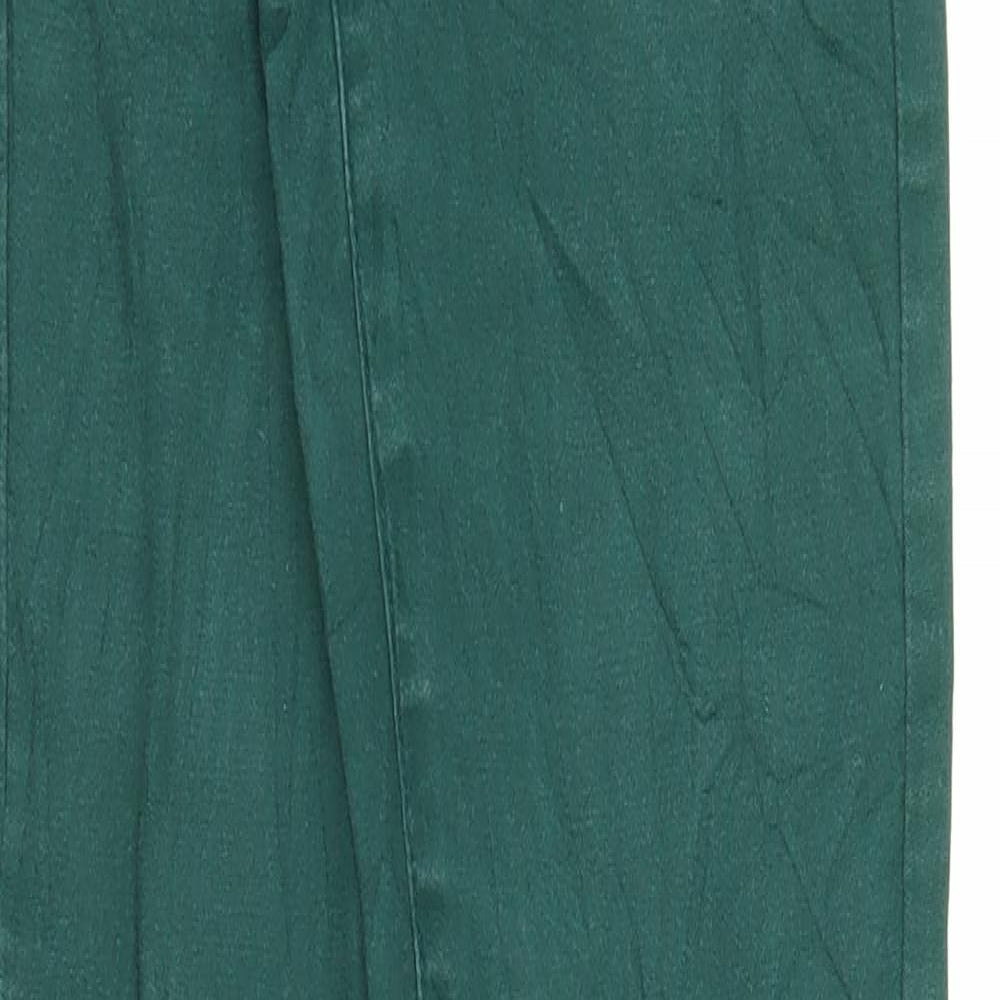 Pieces Womens Green   Chino Trousers Size XS L27 in