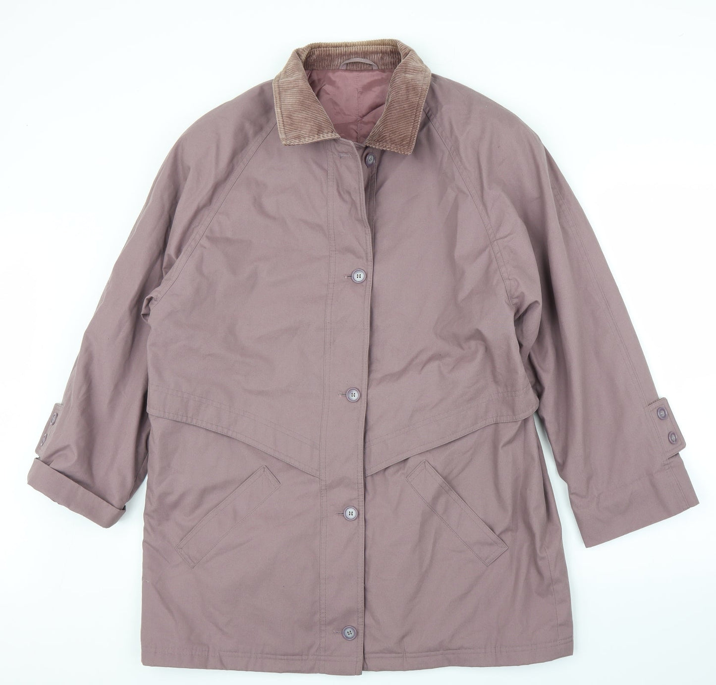 Danimac Womens Purple   Overcoat Coat Size L