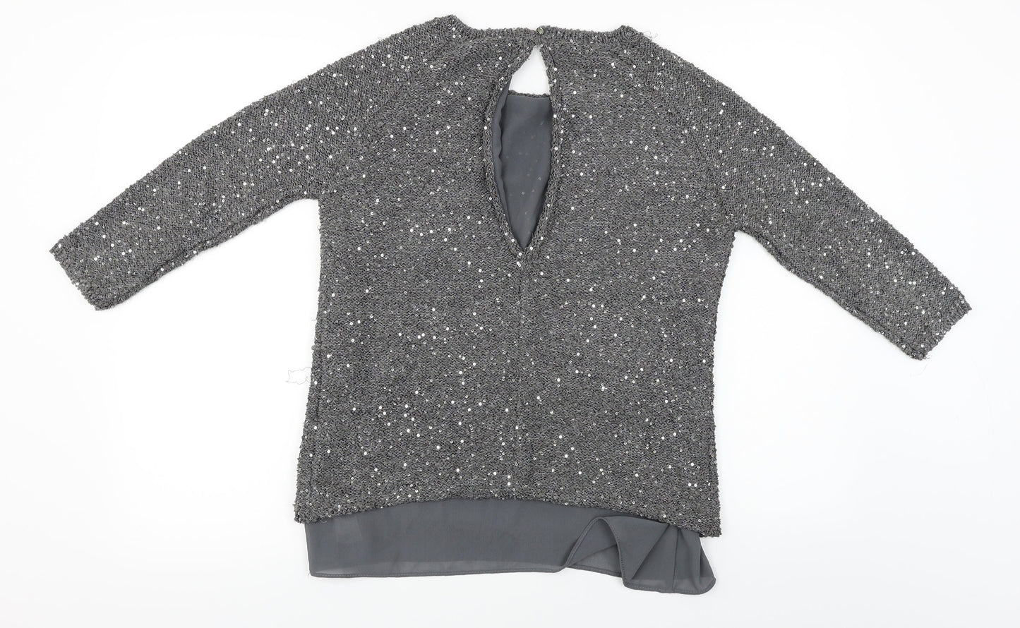 Zara Knit  Womens Grey   Pullover Jumper Size M