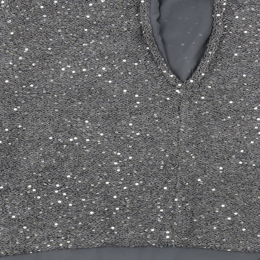Zara Knit  Womens Grey   Pullover Jumper Size M