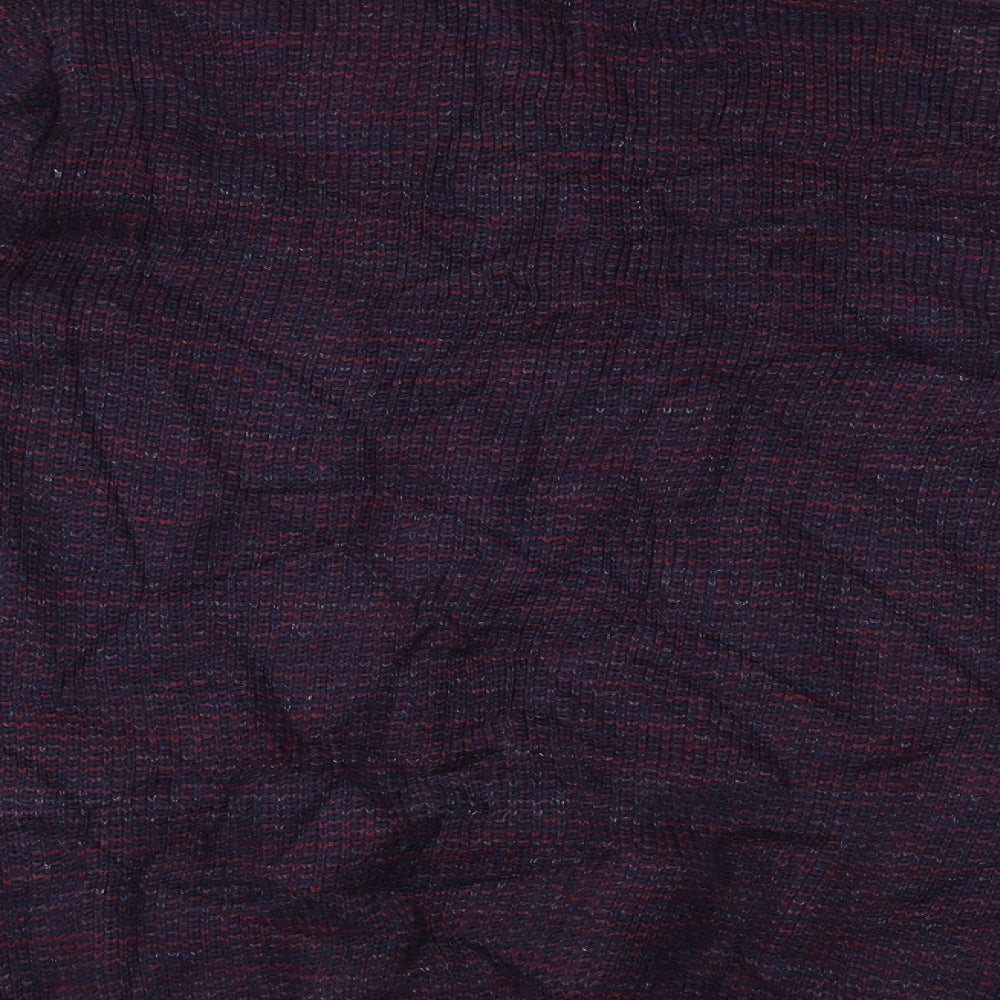 Marks and Spencer  Mens Purple   Henley Jumper Size M