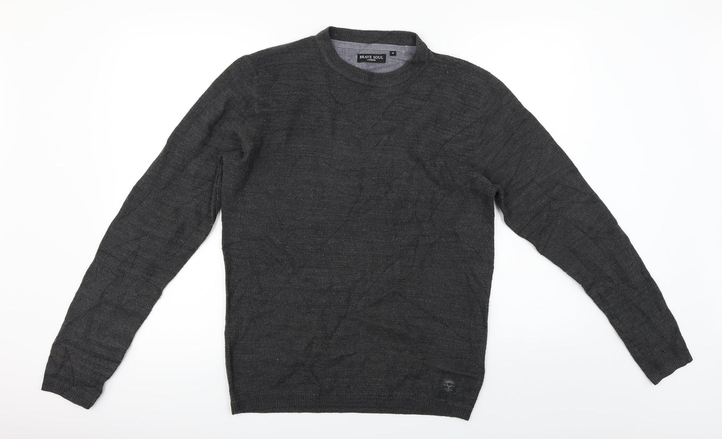Brave Soul  Womens Grey   Pullover Jumper Size M