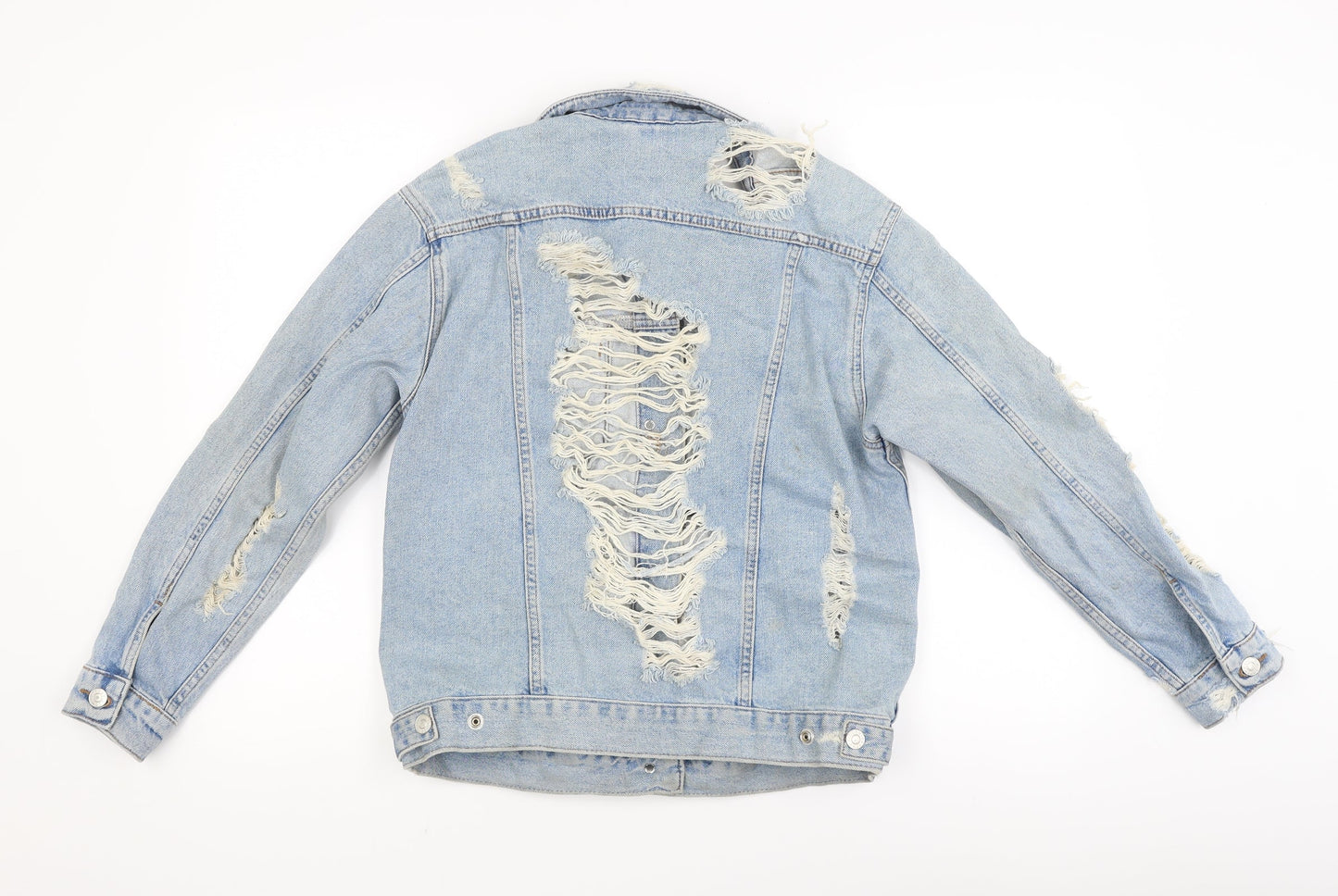 Topshop Womens Blue  Denim Jacket  Size 6