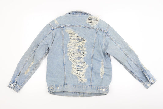 Topshop Womens Blue  Denim Jacket  Size 6