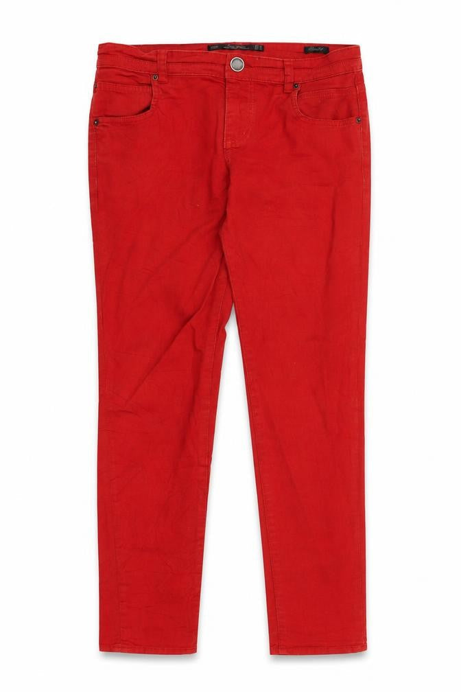 Leana Woman Womens Red   Skinny Jeans Size 8 L27 in