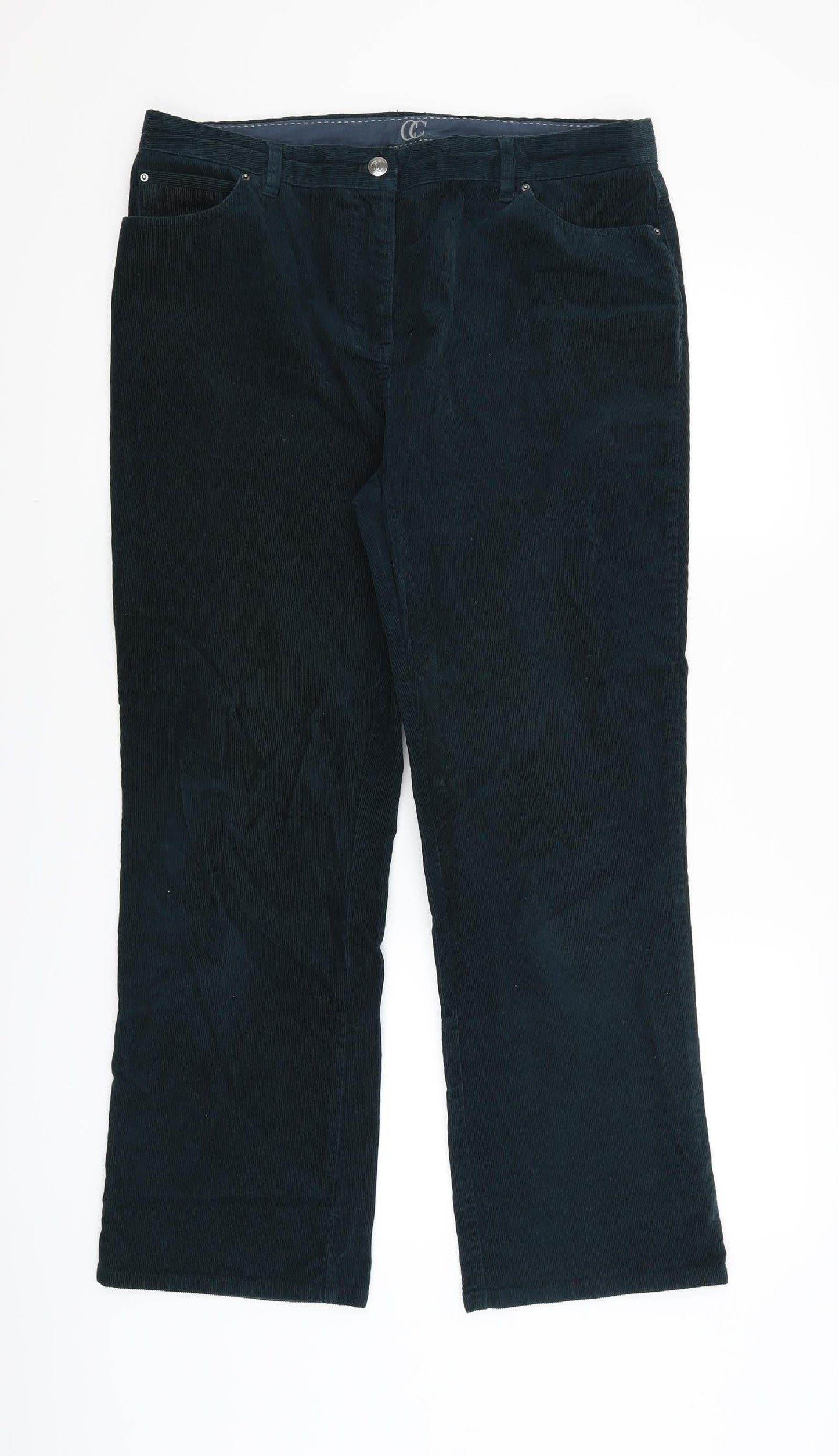 Preworn Womens Blue   Trousers  Size 14 L27.5 in