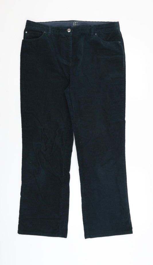 Preworn Womens Blue   Trousers  Size 14 L27.5 in
