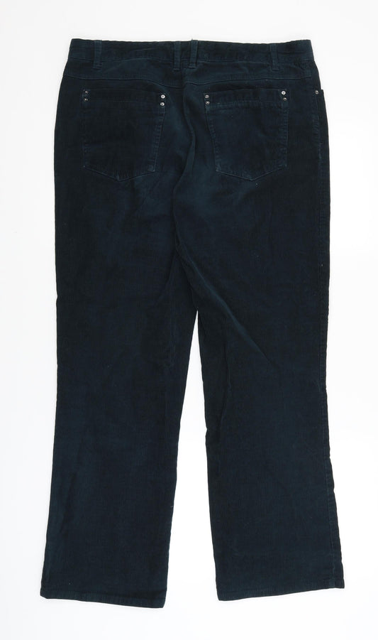 Preworn Womens Blue   Trousers  Size 14 L27.5 in