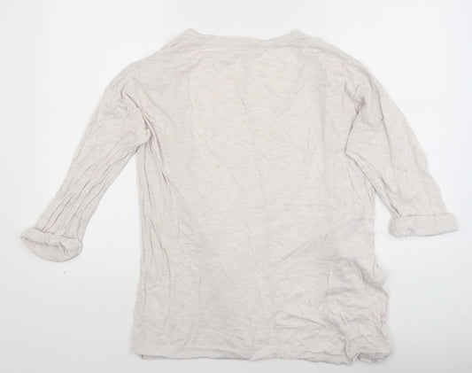 Basics Womens Ivory   Cardigan Jumper Size L