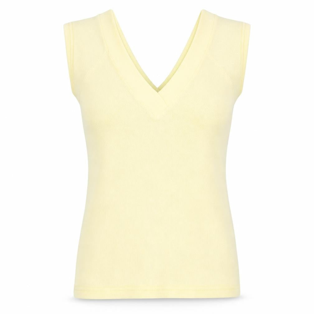 Preworn Womens Yellow   Vest Jumper Size L