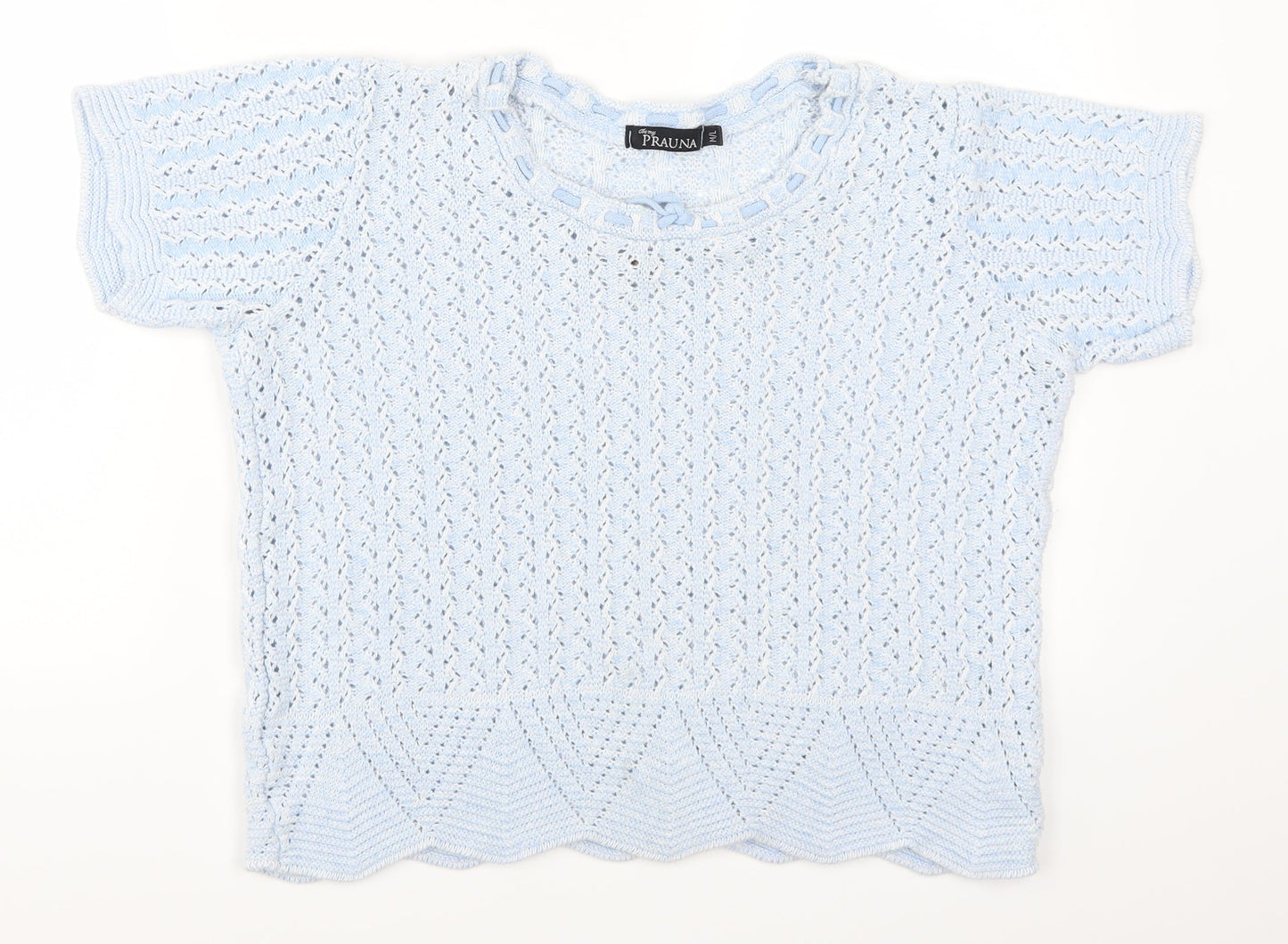 Prauna  Womens Blue   Pullover Jumper Size M