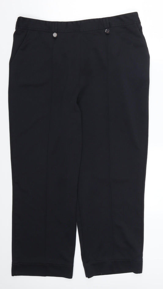 Preworn Womens Blue   Trousers  Size 18 L24.5 in