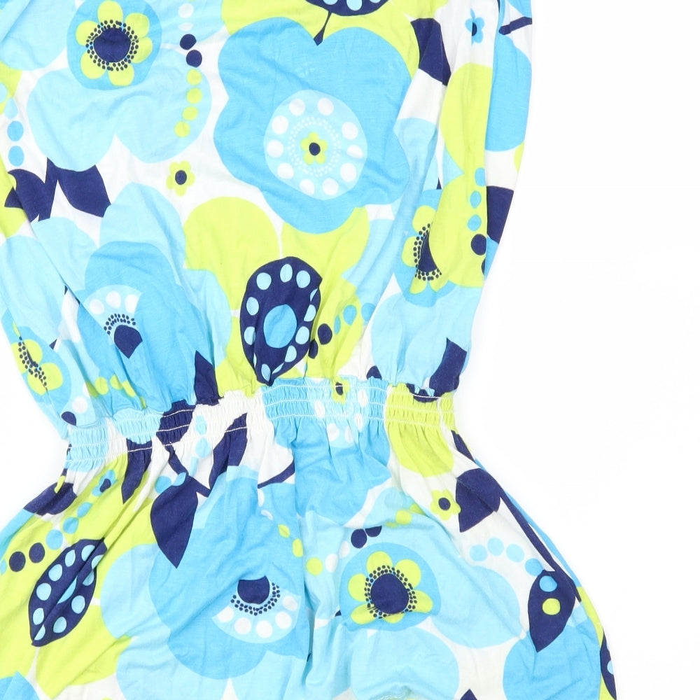 Dorothy Perkins Womens Blue Floral  Fit & Flare  Size 14