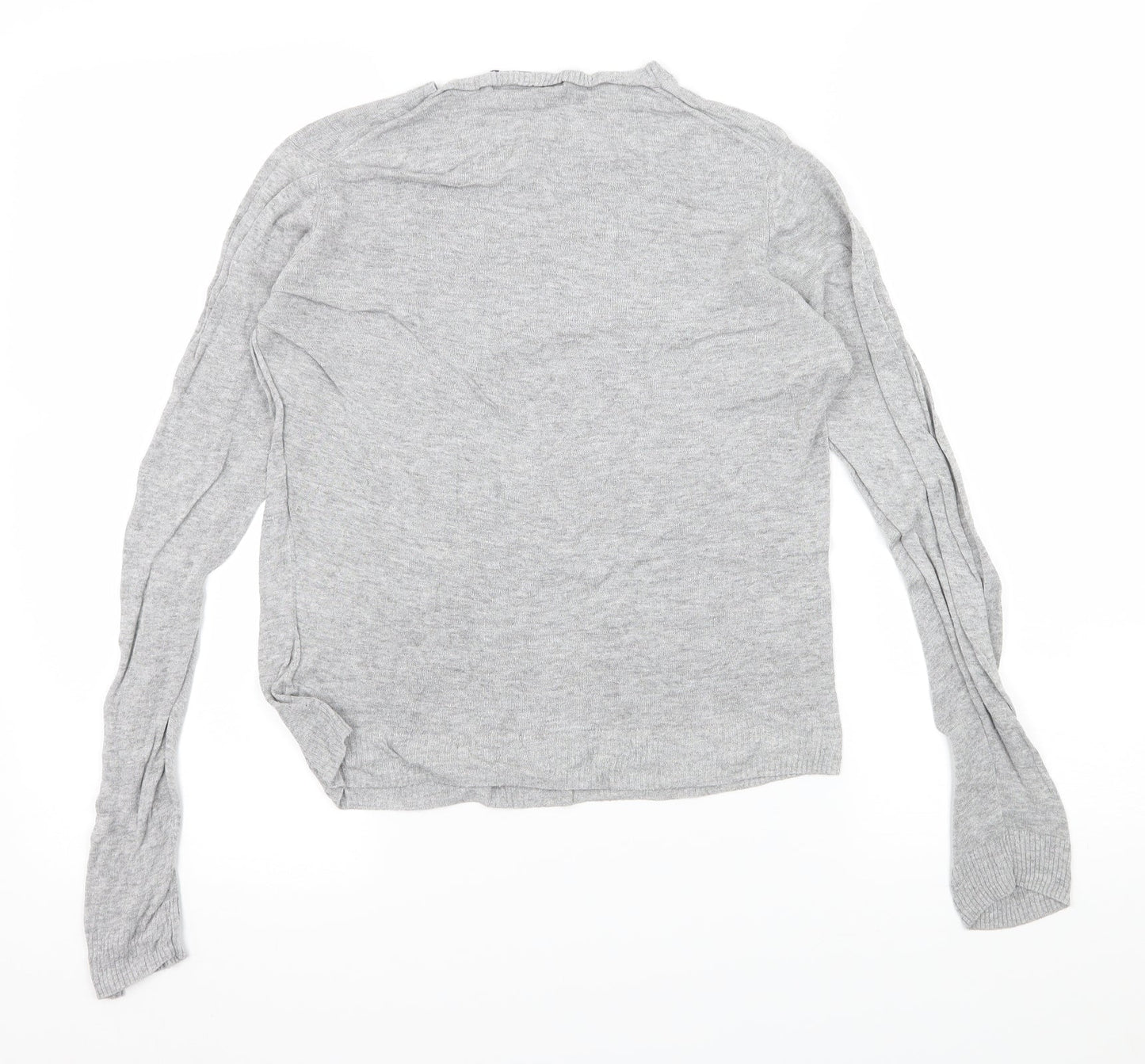 Zara Womens Grey  Knit Pullover Jumper Size L