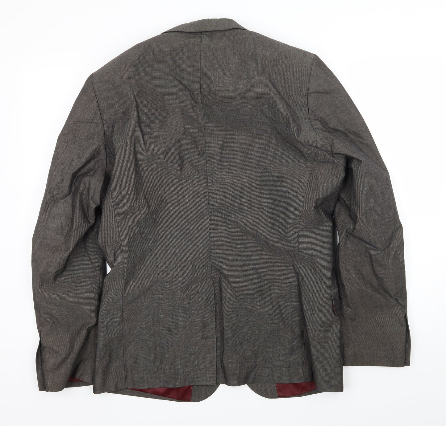 H&M Mens Grey   Jacket Suit Jacket Size L