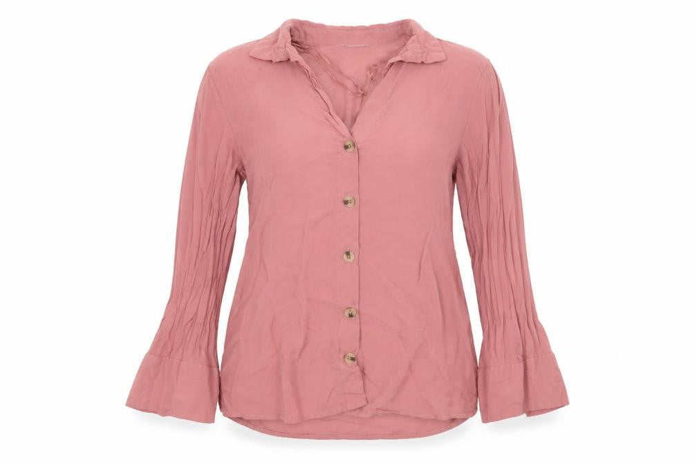 Straivarius Womens Pink   Basic Blouse Size M