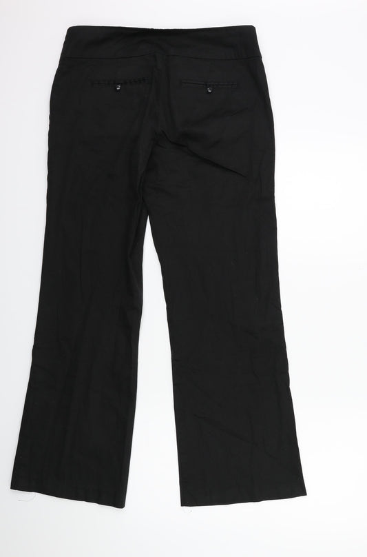 VERO MODA Womens Black   Trousers  Size 10 L30 in