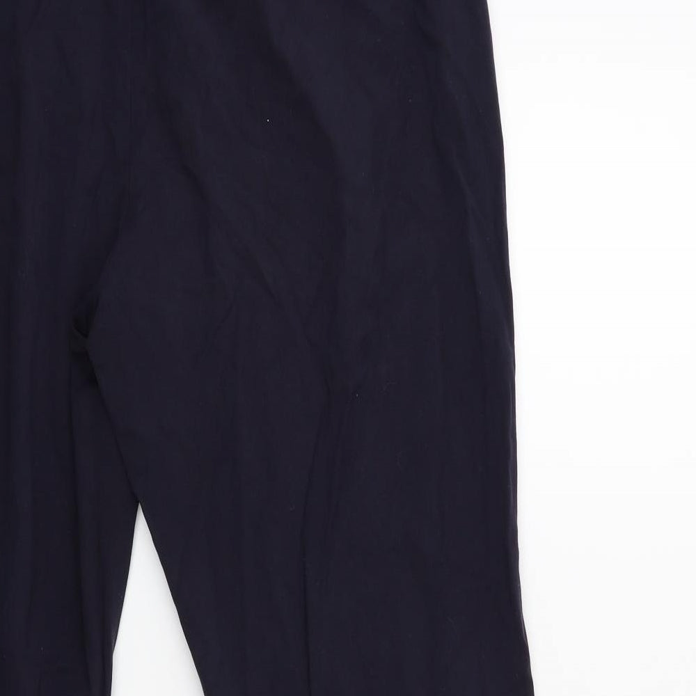 Marks and Spencer Womens Blue   Trousers  Size 14 L26 in