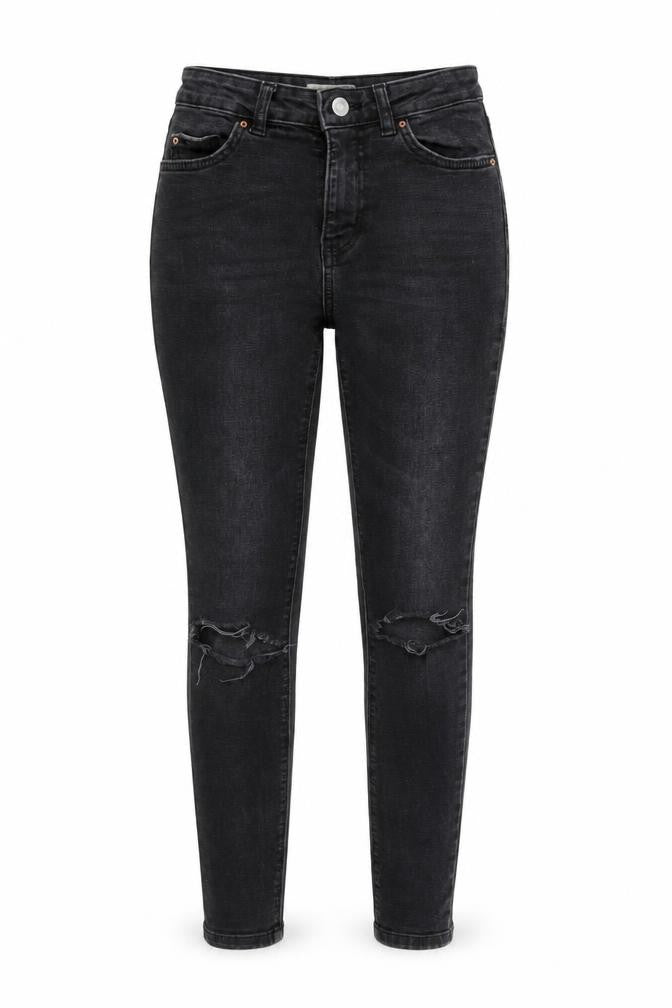 Denim & Co. Womens Black  Denim Skinny Jeans Size 6 L27 in