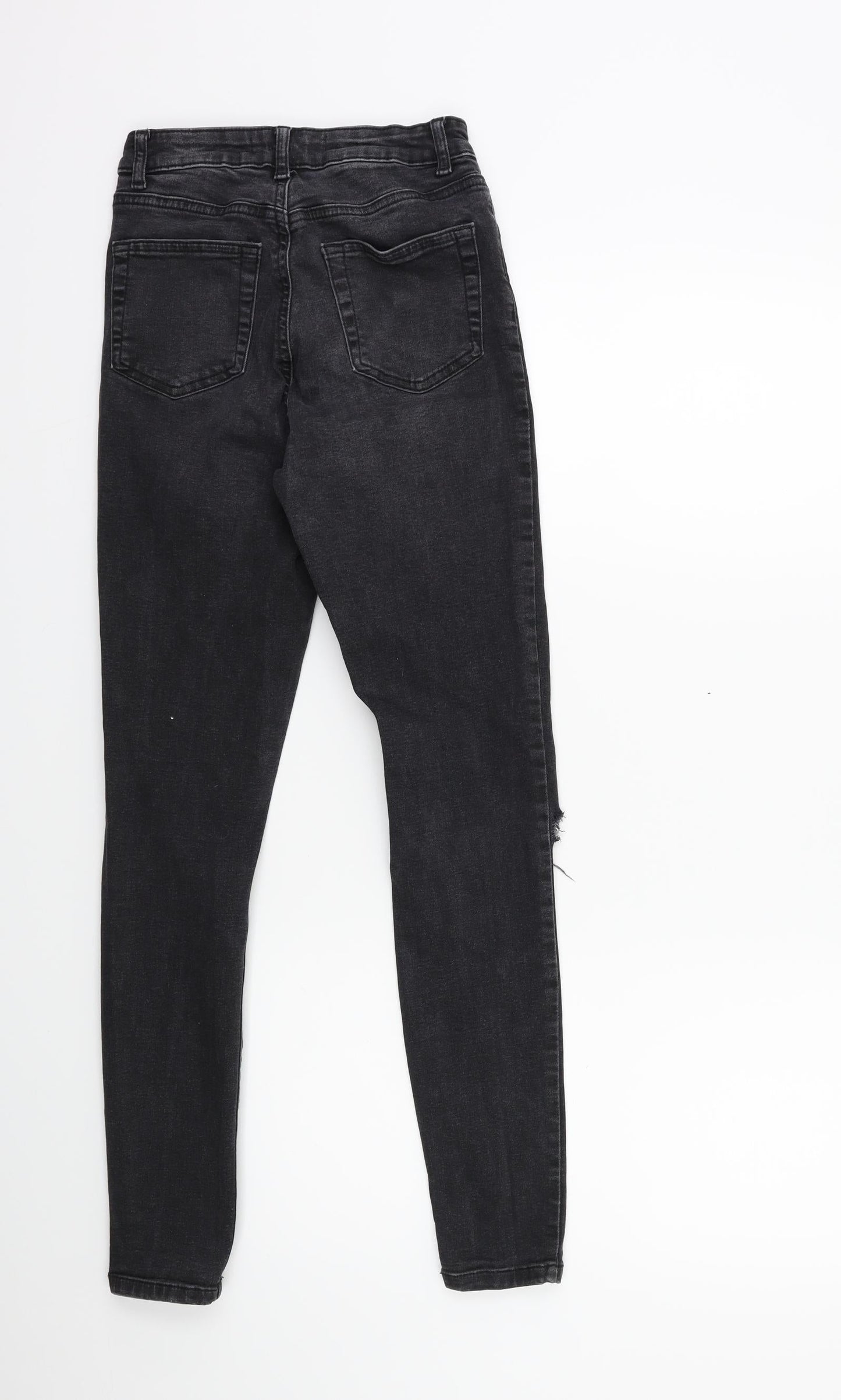 Denim & Co. Womens Black  Denim Skinny Jeans Size 6 L27 in