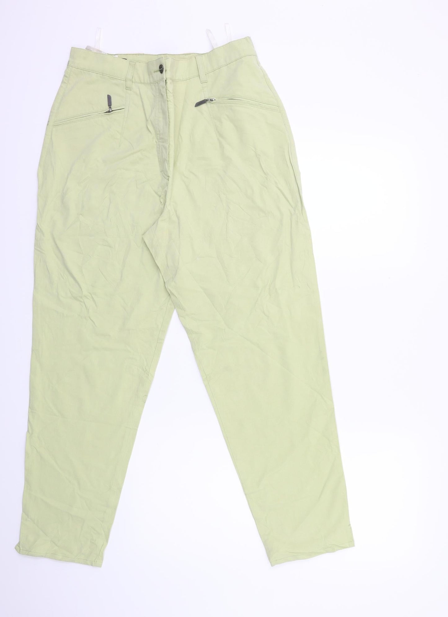 Zaffiri Womens Green   Trousers  Size 16 L27 in