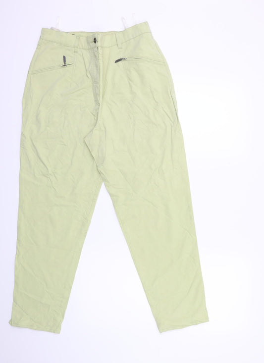 Zaffiri Womens Green   Trousers  Size 16 L27 in