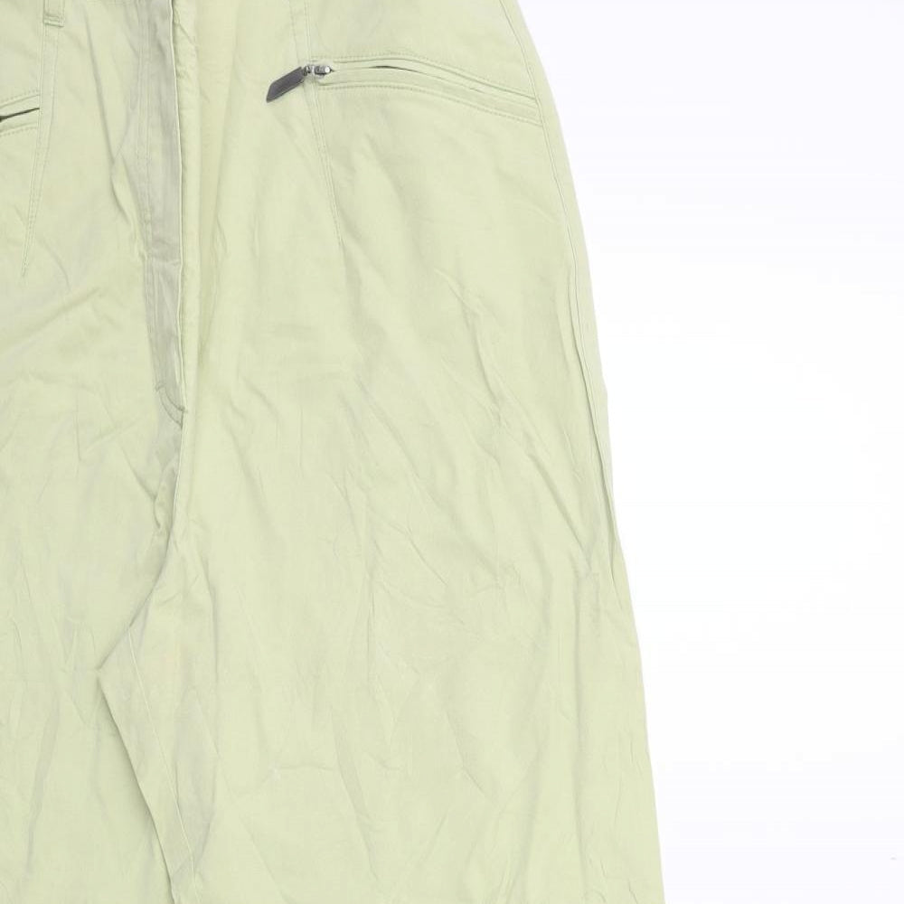Zaffiri Womens Green   Trousers  Size 16 L27 in