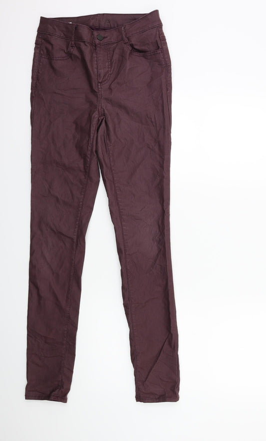 villa Womens Brown  Denim Skinny Jeans Size M L31 in