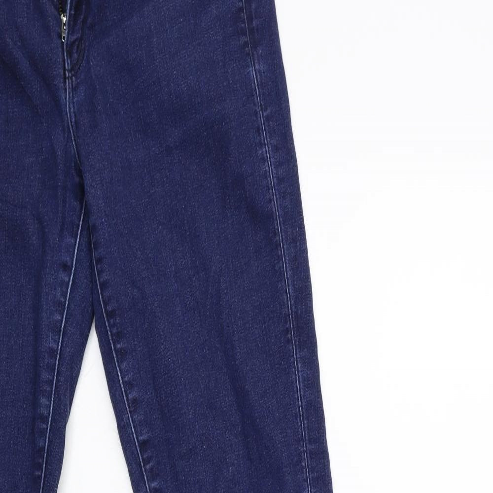 Preworn Womens Blue  Denim Skinny Jeans Size 28 in L30 in