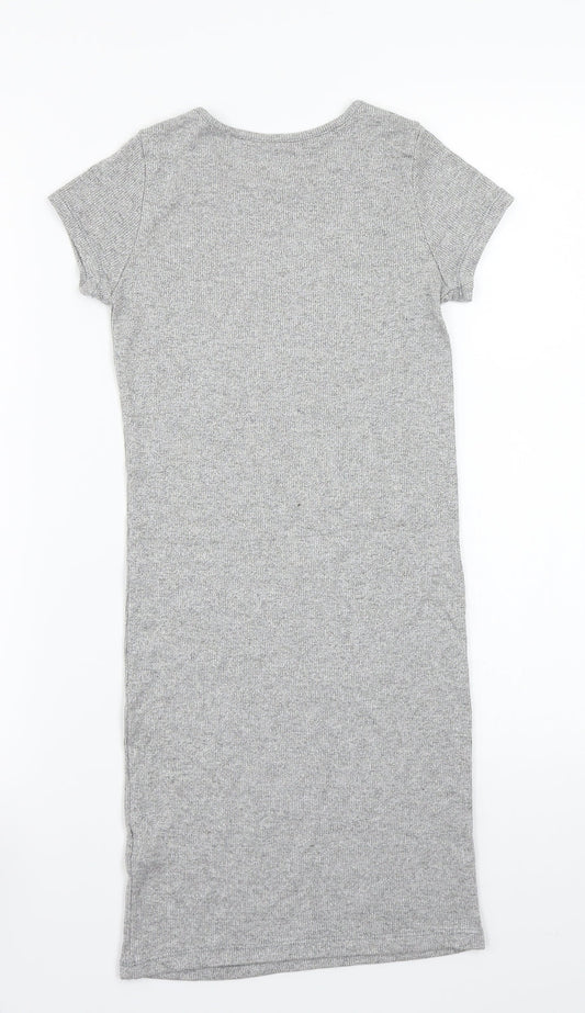 Nutmeg Girls Grey   A-Line  Size 7-8 Years