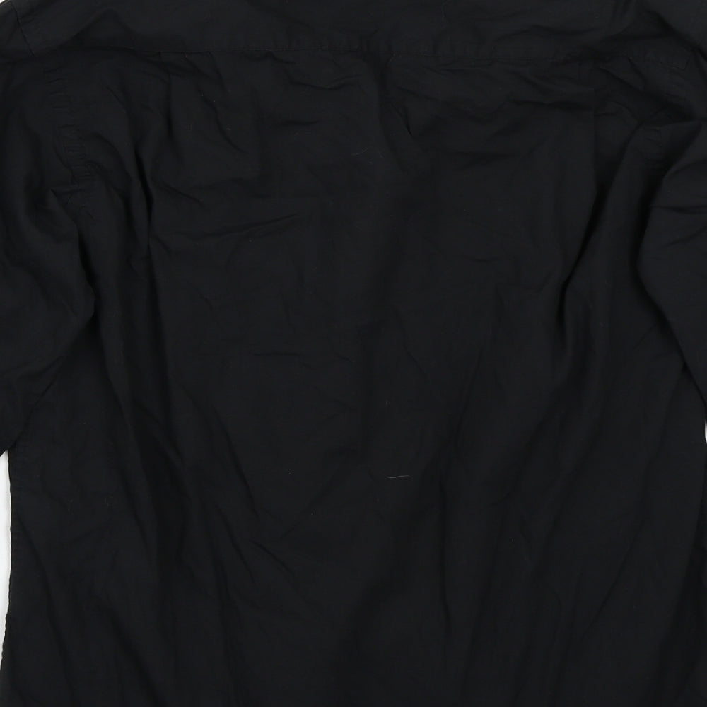 Cedar Wood State Mens Black    Button-Up Size 15.5