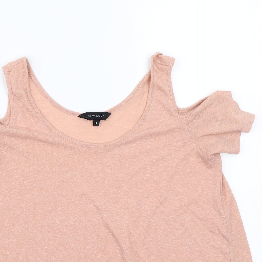 Newlook Womens Pink   Basic T-Shirt Size 8