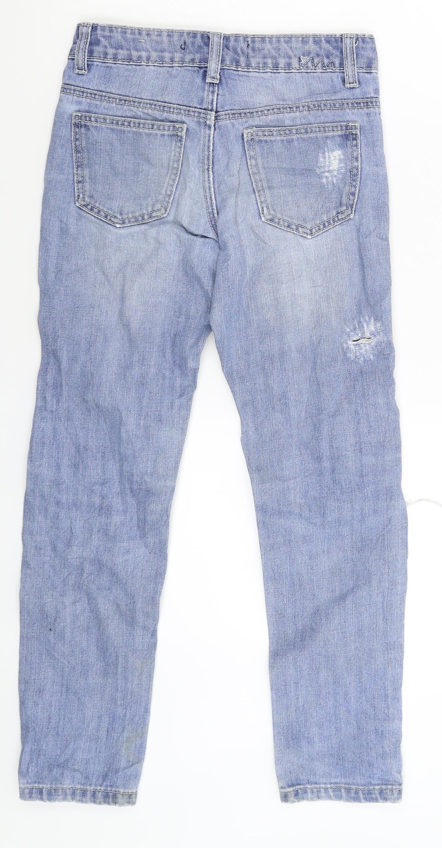 Preworn Womens Blue  Denim Skinny Jeans Size 24 in L25 in