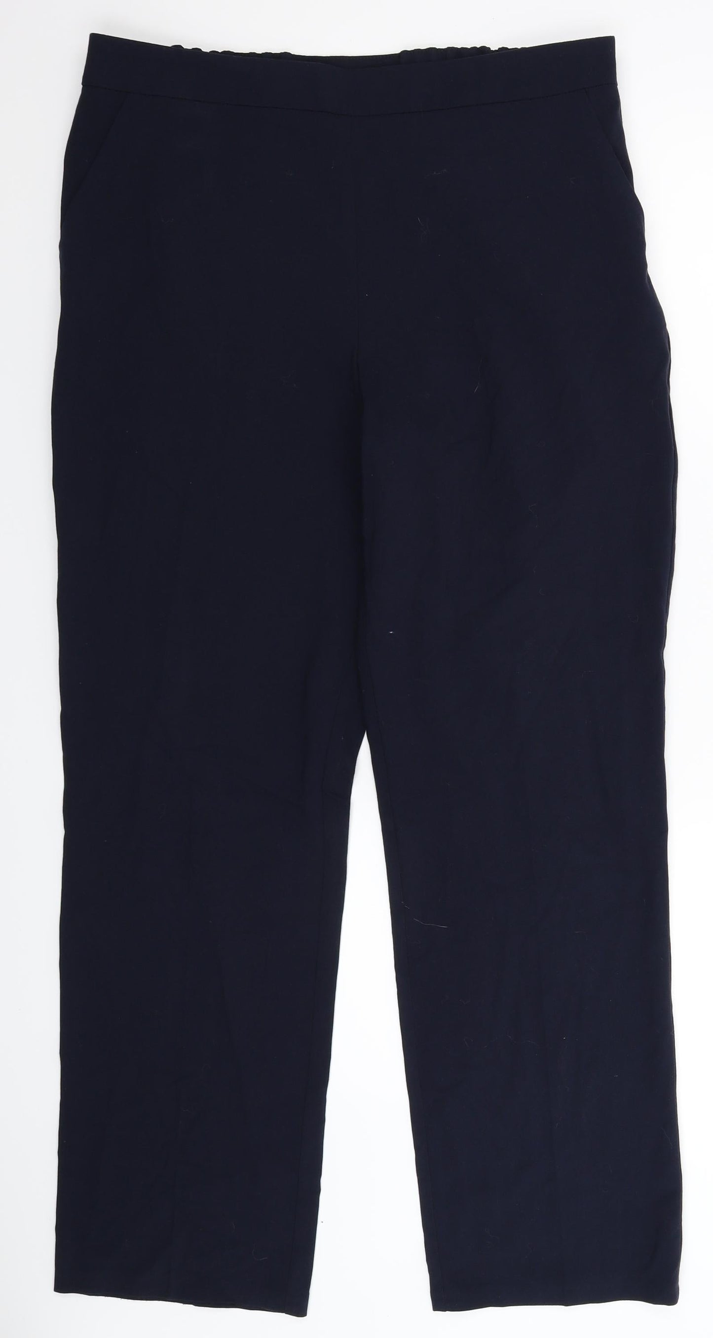 Marks and Spencer Womens Blue   Trousers  Size 14 L31 in