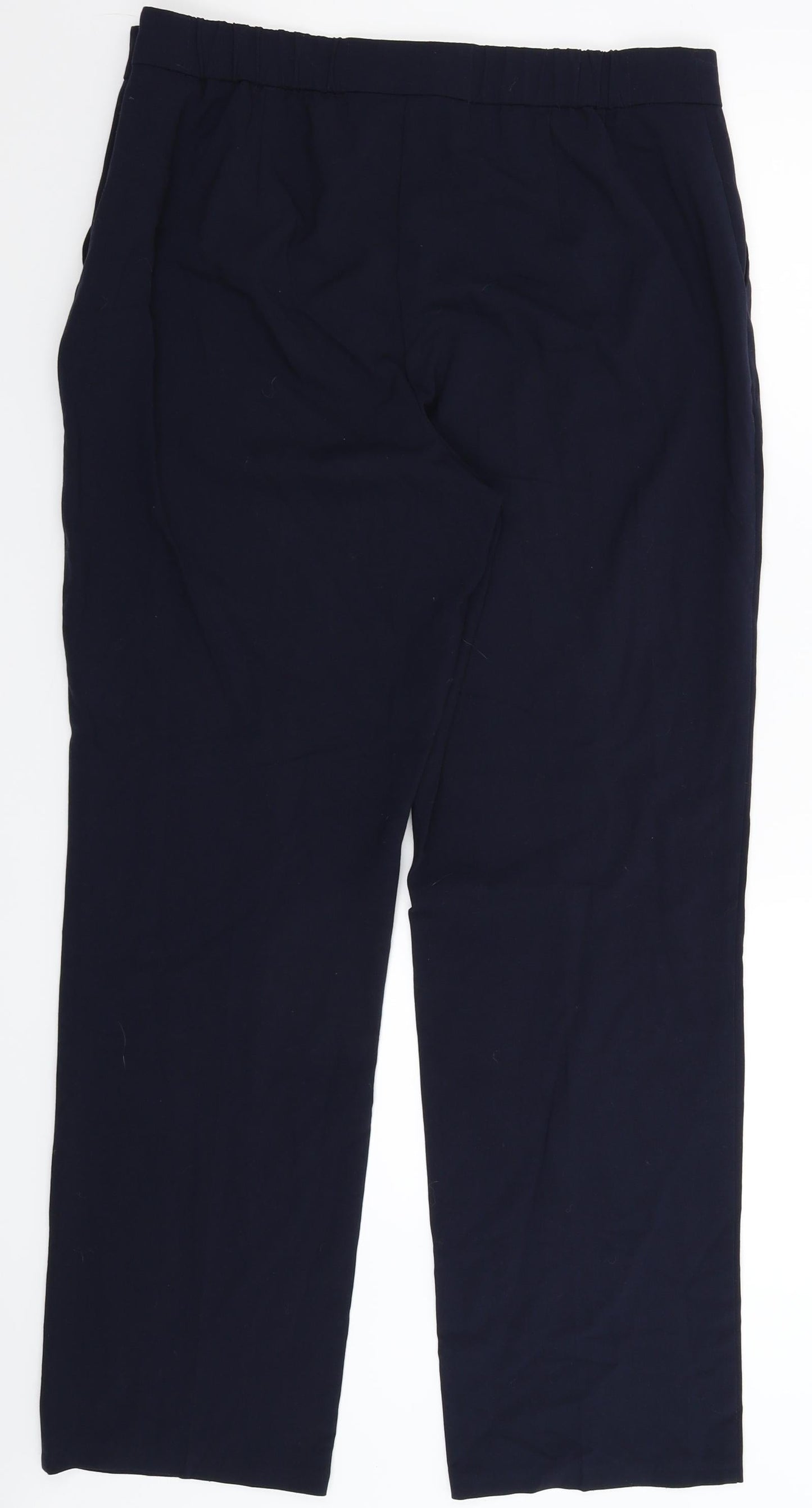 Marks and Spencer Womens Blue   Trousers  Size 14 L31 in