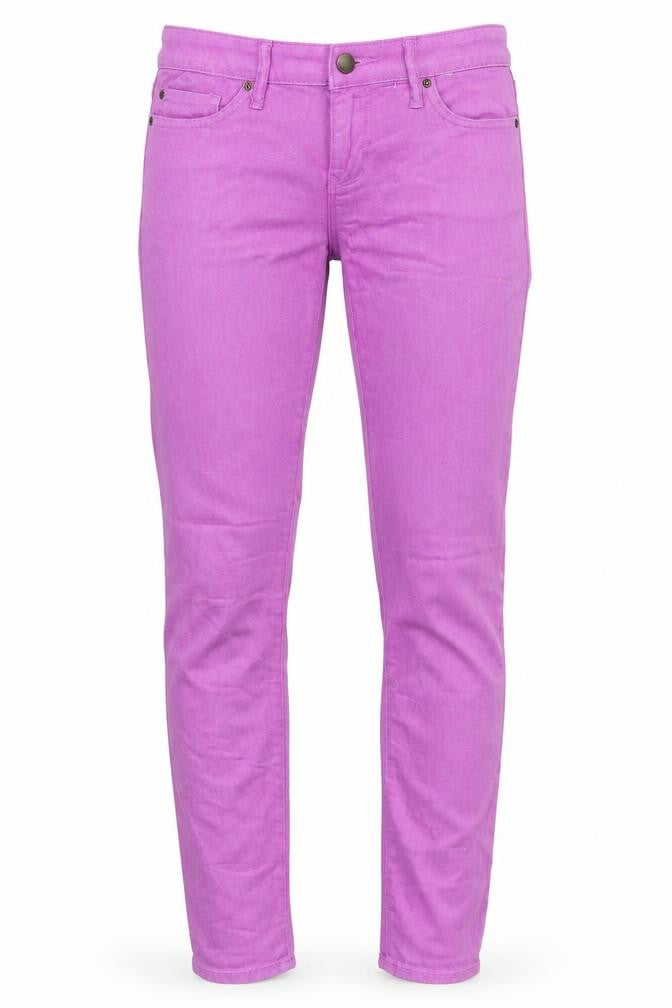 Gap Womens Purple  Denim Skinny Jeans Size 26 in L32 in
