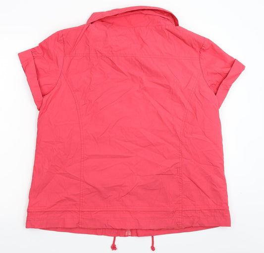 E-vie Womens Pink   Jacket  Size 18