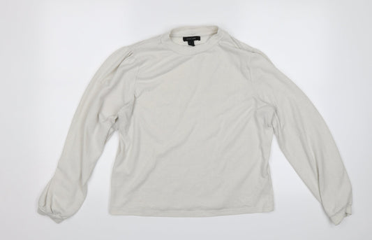 New Look Womens White   Pullover Jumper Size L