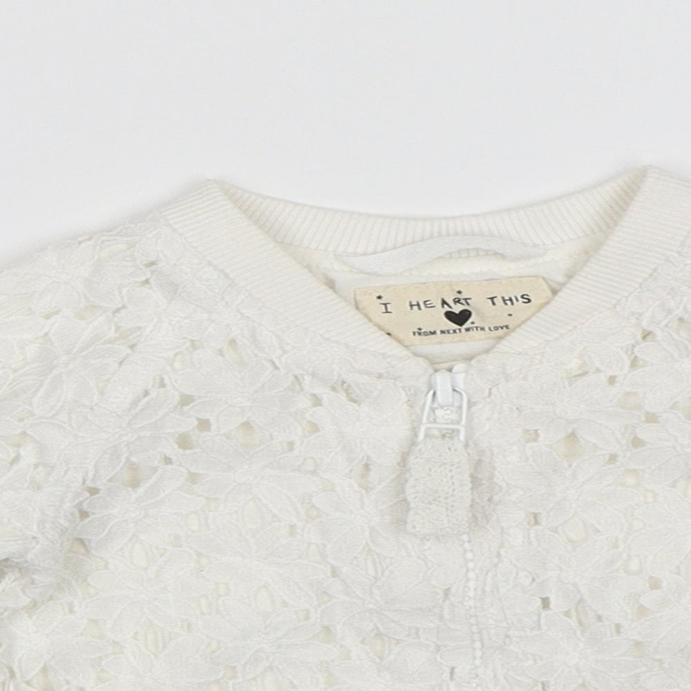NEXT Baby White   Jacket  Size 3-6 Months