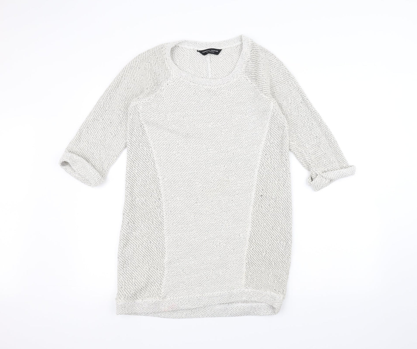 Dorothy Perkins Womens White   Pullover Jumper Size 8