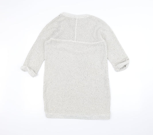 Dorothy Perkins Womens White   Pullover Jumper Size 8