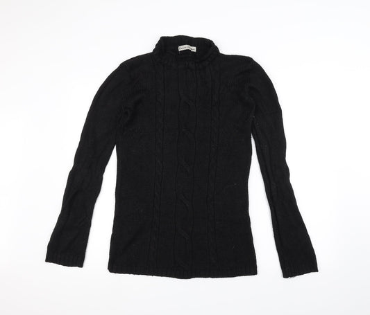 enrica venturi Womens Black  Knit Pullover Jumper Size L