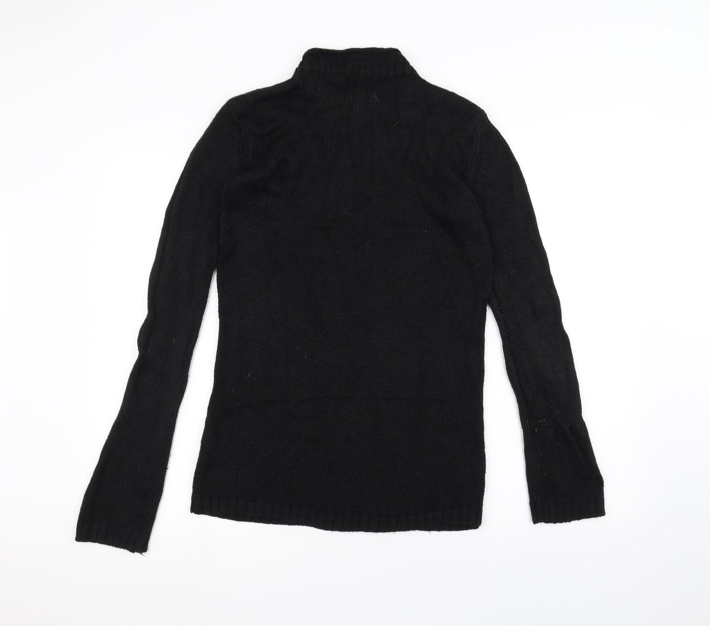 enrica venturi Womens Black  Knit Pullover Jumper Size L