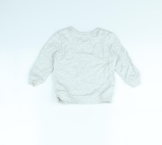 Preworn Baby Grey   Pullover Jumper Size 18-24 Months