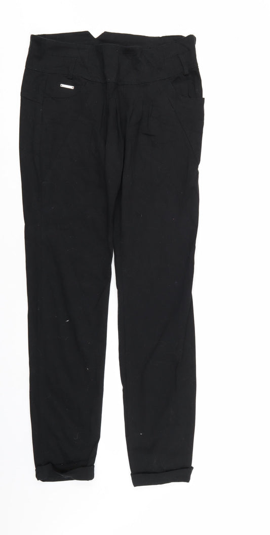 Vi Miss Womens Black   Trousers  Size L L31 in